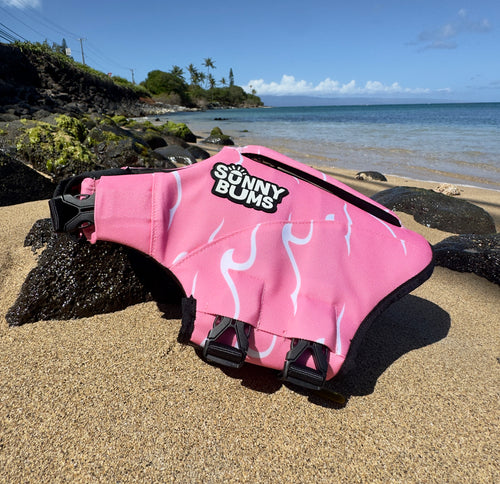 Pink Tide Dog Life Jacket | Quick-Dry & Adjustable | Dog Life Vest